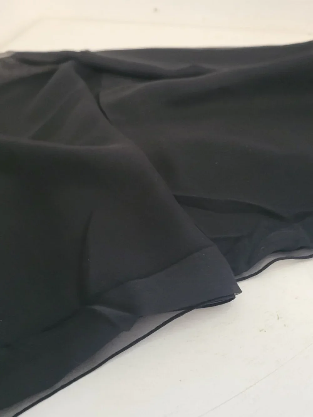 Vintage 100% Silk Chiffon Scarf Made in Japan